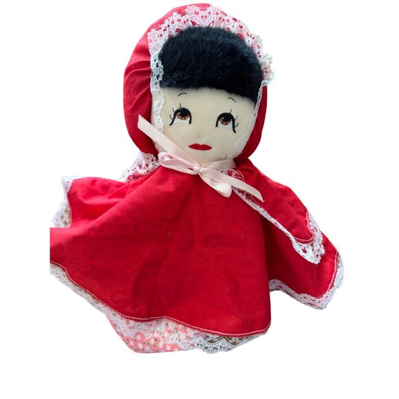 Topsy Turvy Reversible Little Red Riding Hood Plush Doll Wolf Grandma - Picture 1 of 9